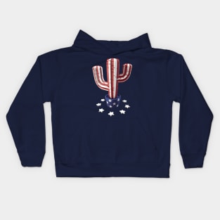 Cactus 4th of July Independence Day Shirt Women Men Kids Kids Hoodie